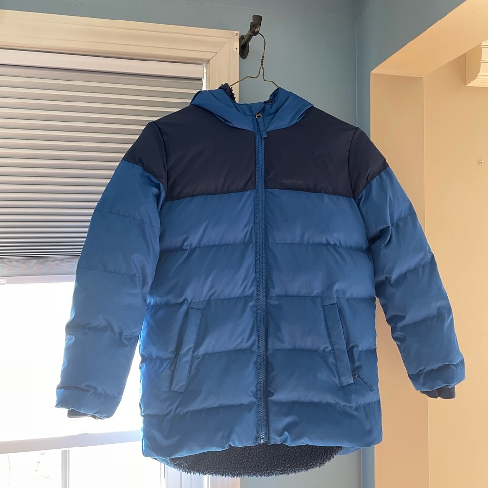 Large blue lands end winter Jacket
